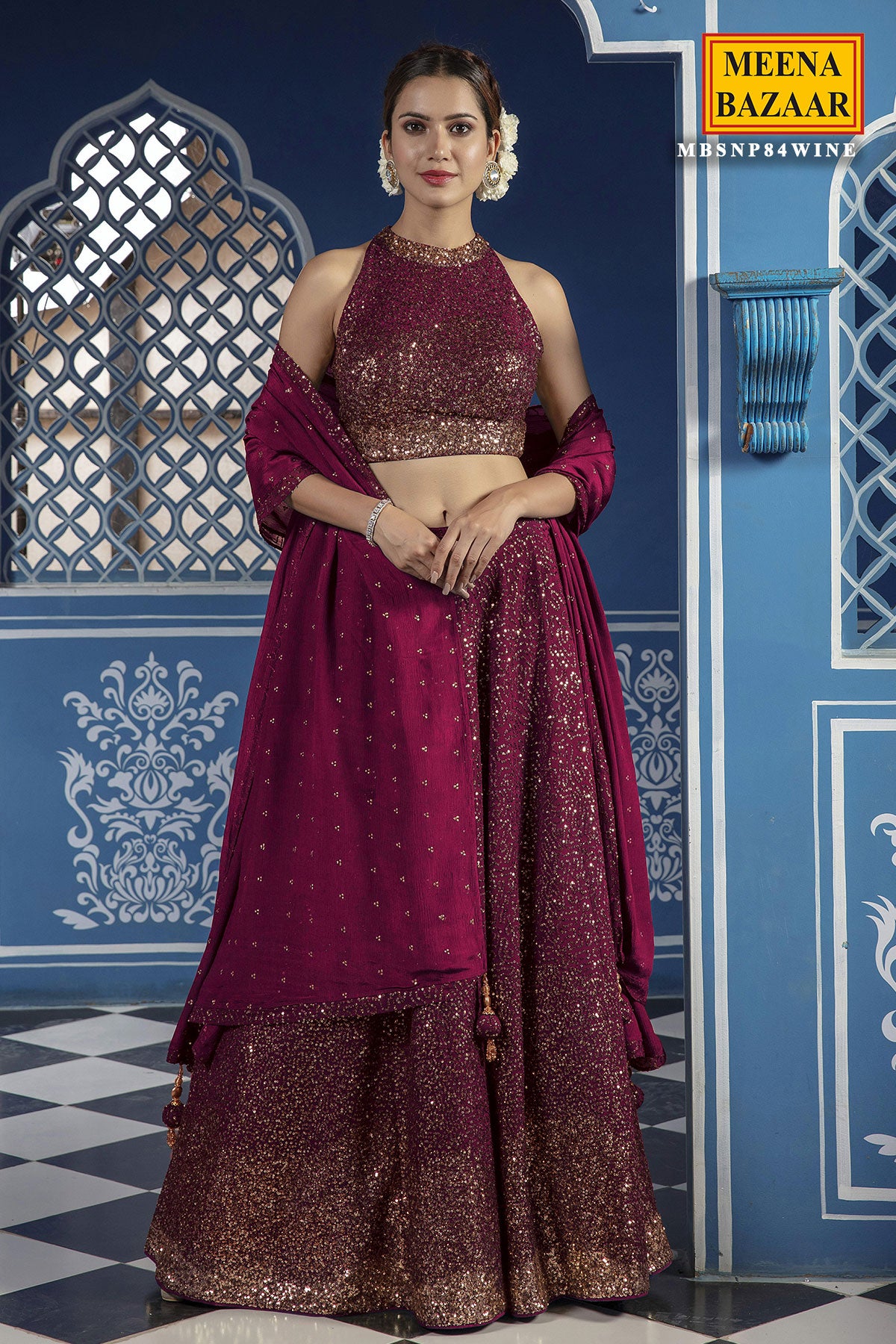 Red Colour Rayon Cotton Anarkali Kurti | Meena Bazaar